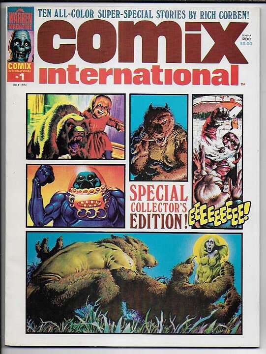 Comix International # 1 VF+ 1st Issue Richard Corben