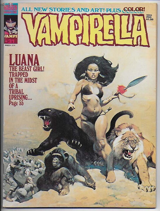 Vampirella # 31 FN/VF Origin Luana, The Beast Girl