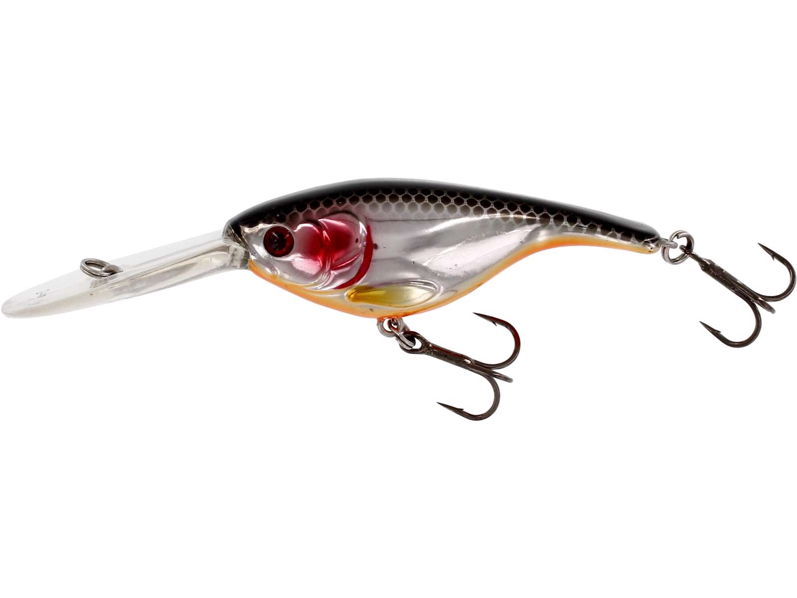 Westin BabyBite is a chubby little wobbler suitable for perch, zander and trout. swims 2-4m. steel sardine