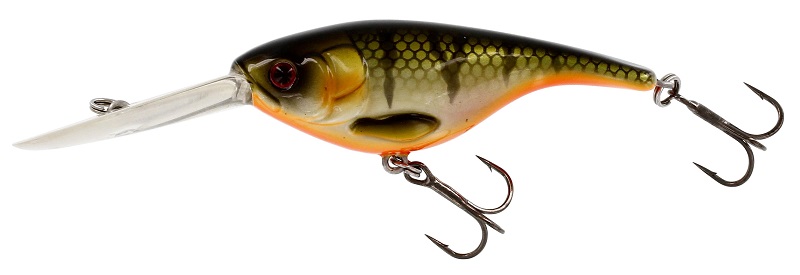 Westin BabyBite is a chubby little wobbler suitable for perch, zander and trout. swims 2-4m. bling perch