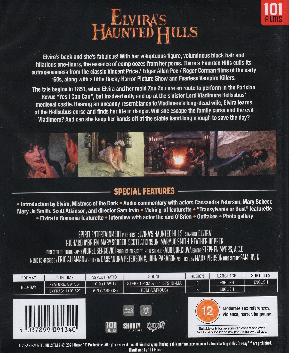 Elvira's Haunted Hills (ej svensk text) (Blu-ray) - 2