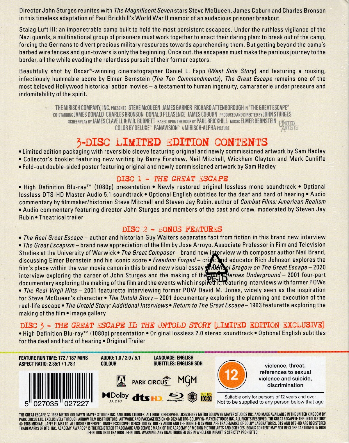 The Great Escape (Limited Edition) (ej svensk text) (Blu-ray) - 2
