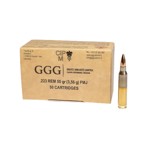 GGG Ammo .223 Rem FMJ 50/ask