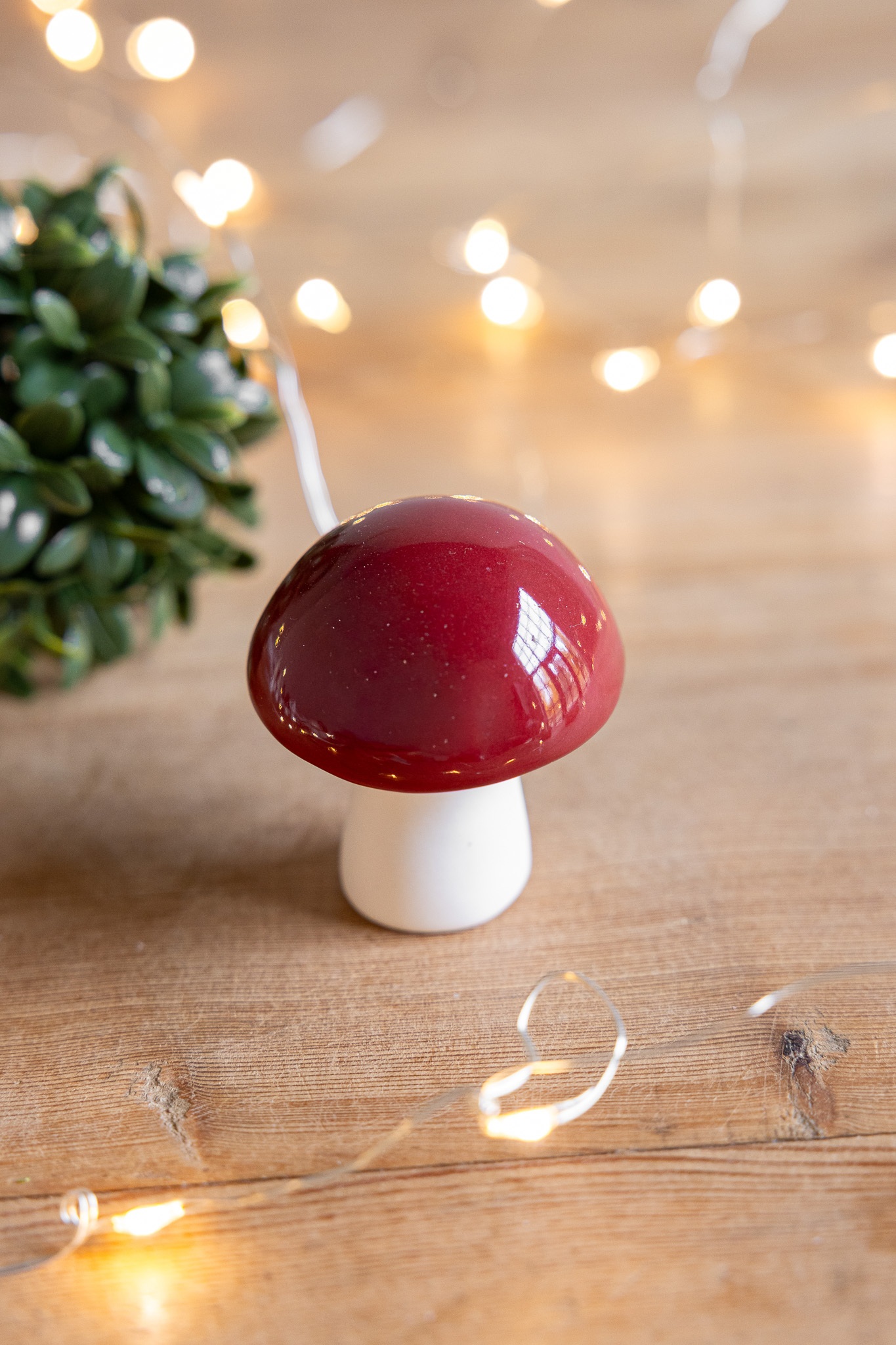 Bovik Mushroom - Ceramic - Red - 4x5 cm