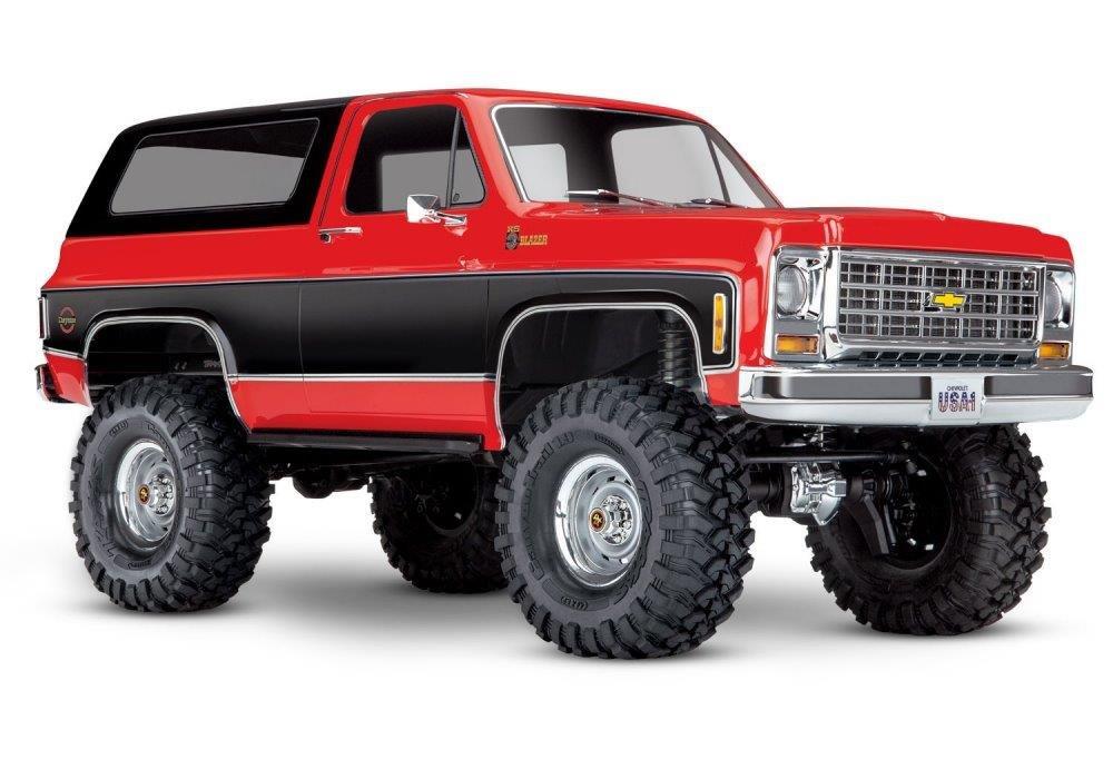 Traxxas TRX-4 Chevy Blazer 1979 1/10 RTR Clipless Röd