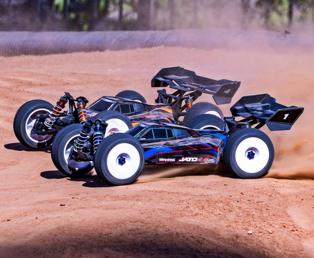 Traxxas Jato 4x4 1/8 VXL-4s EHD RTR Blå - 9