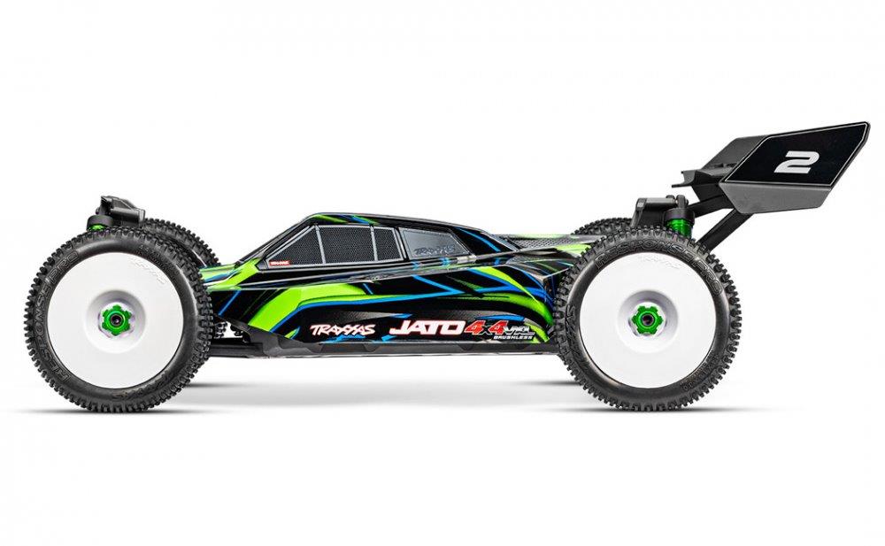 Traxxas Jato 4x4 1/8 VXL-4s EHD RTR Grön - 2