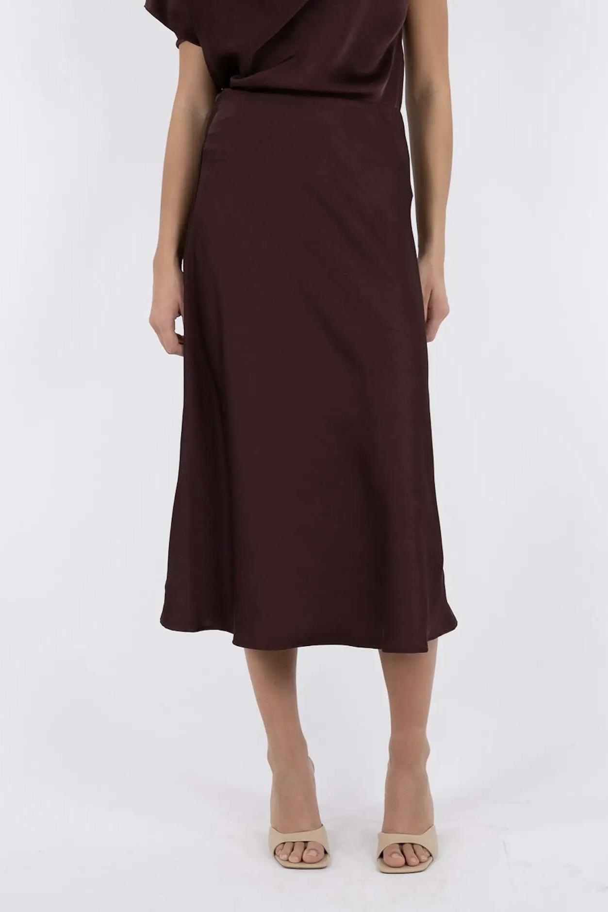 Neo Noir - Bovary Skirt  Burgundy