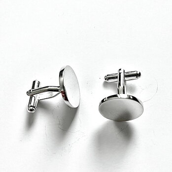 Manchettknappar  925 Silver Soft Shape 2.0