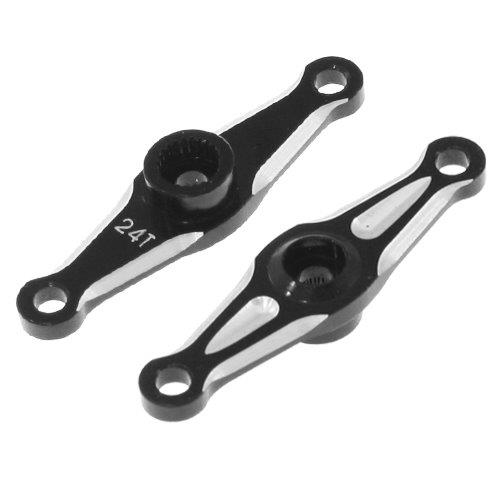 Ultimate Racing Aluminium double arm servo horn (24T - Hitec), 1 Pcs.
