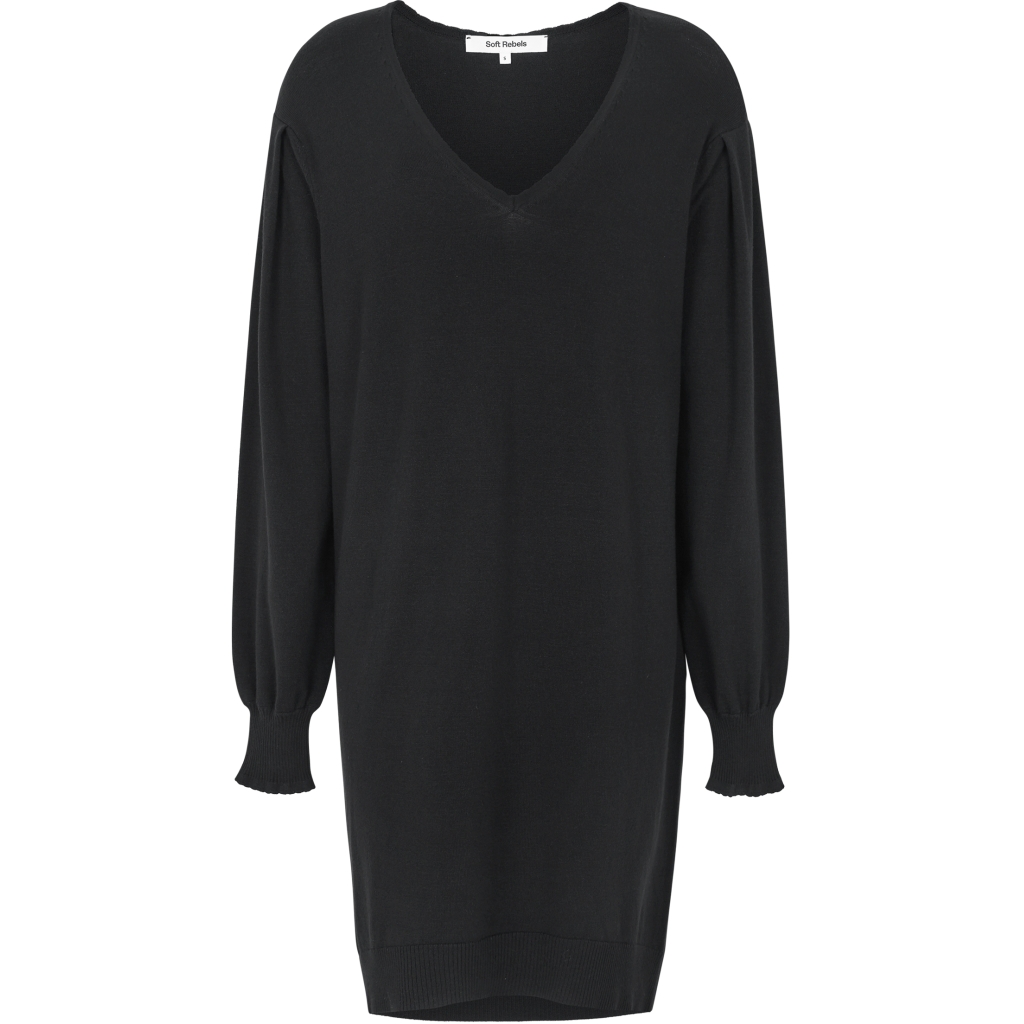 Soft Rebels - Analia Knit Dress Black - 4