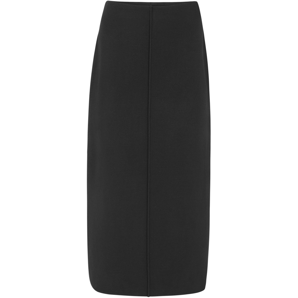 Soft Rebels - Henrietta Slit Skirt Black - 7