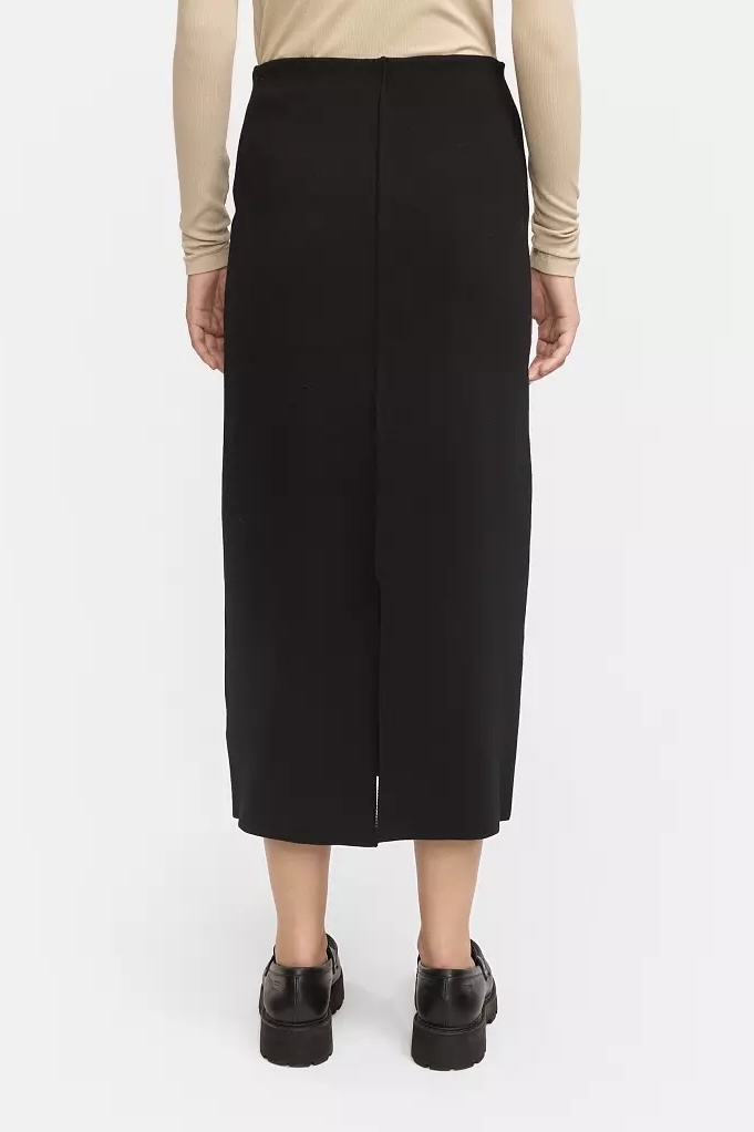 Soft Rebels - Henrietta Slit Skirt Black - 3