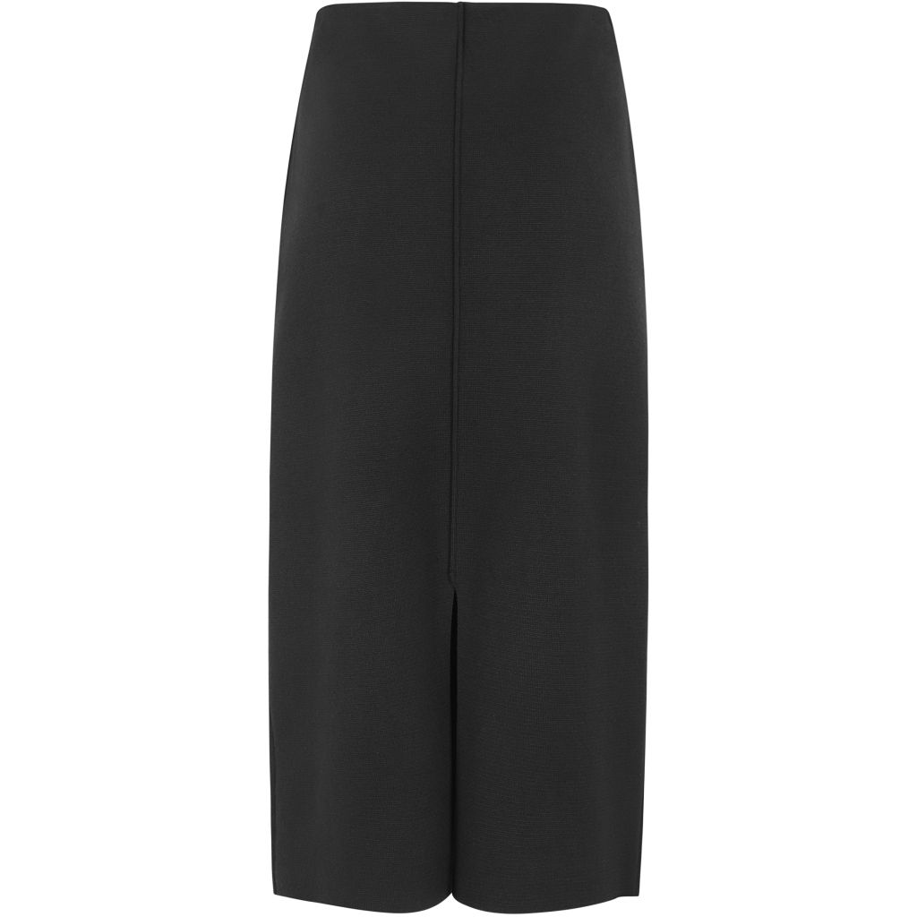 Soft Rebels - Henrietta Slit Skirt Black - 6