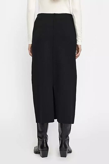 Soft Rebels - Henrietta Slit Skirt Black