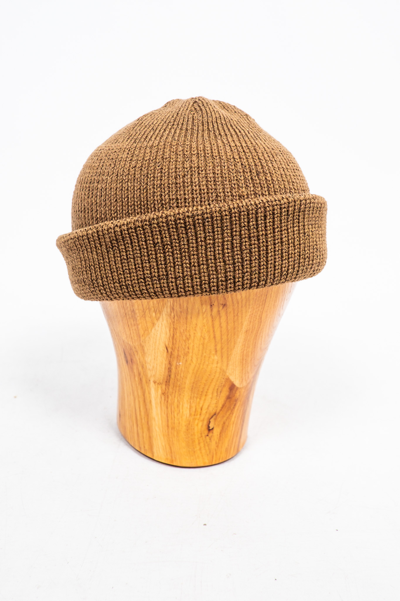 Dehen 1920 - Wool Knit Watch Cap Dark Tan