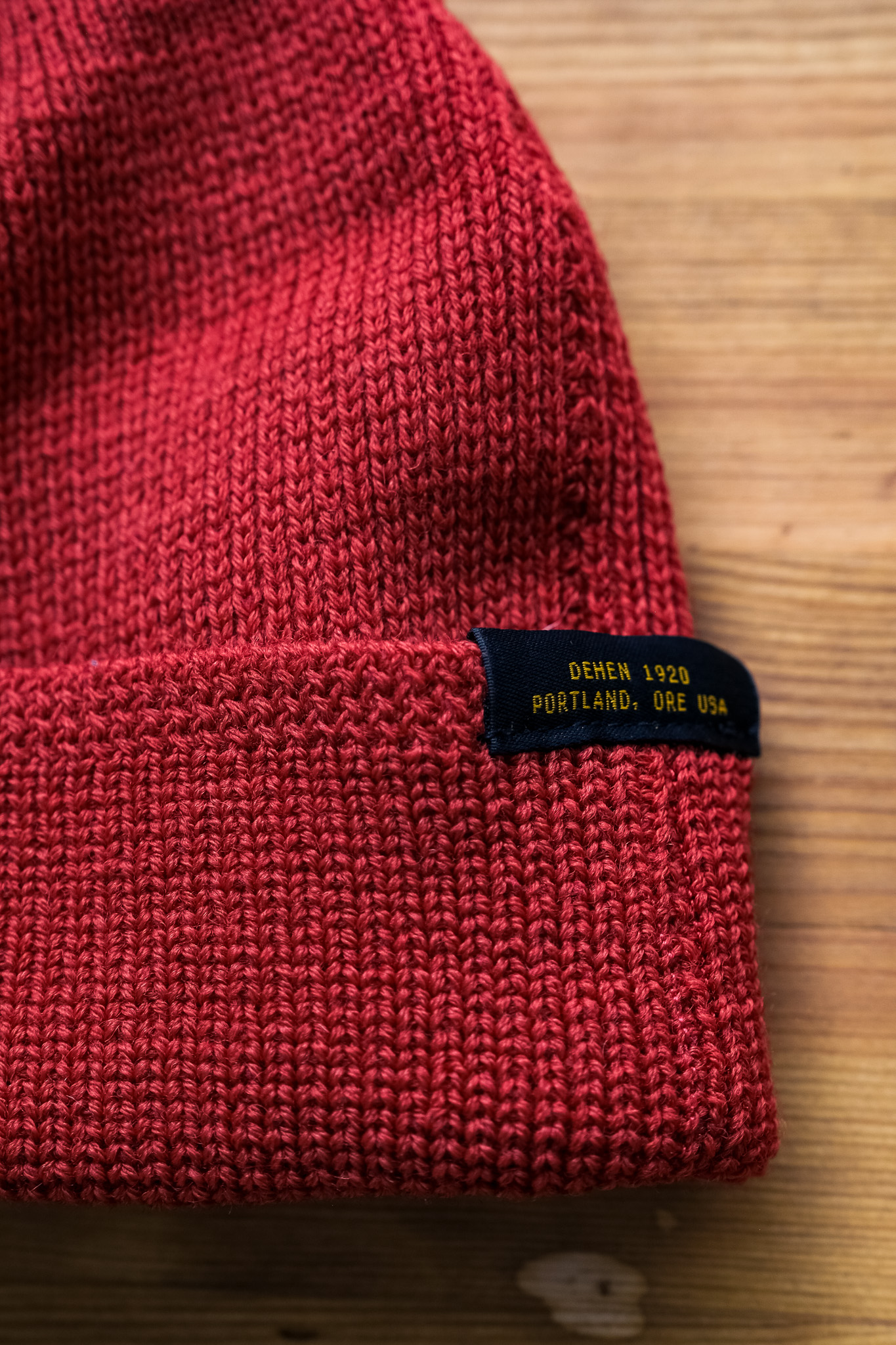 Dehen 1920 - Wool Knit Watch Cap Forster Red - 3