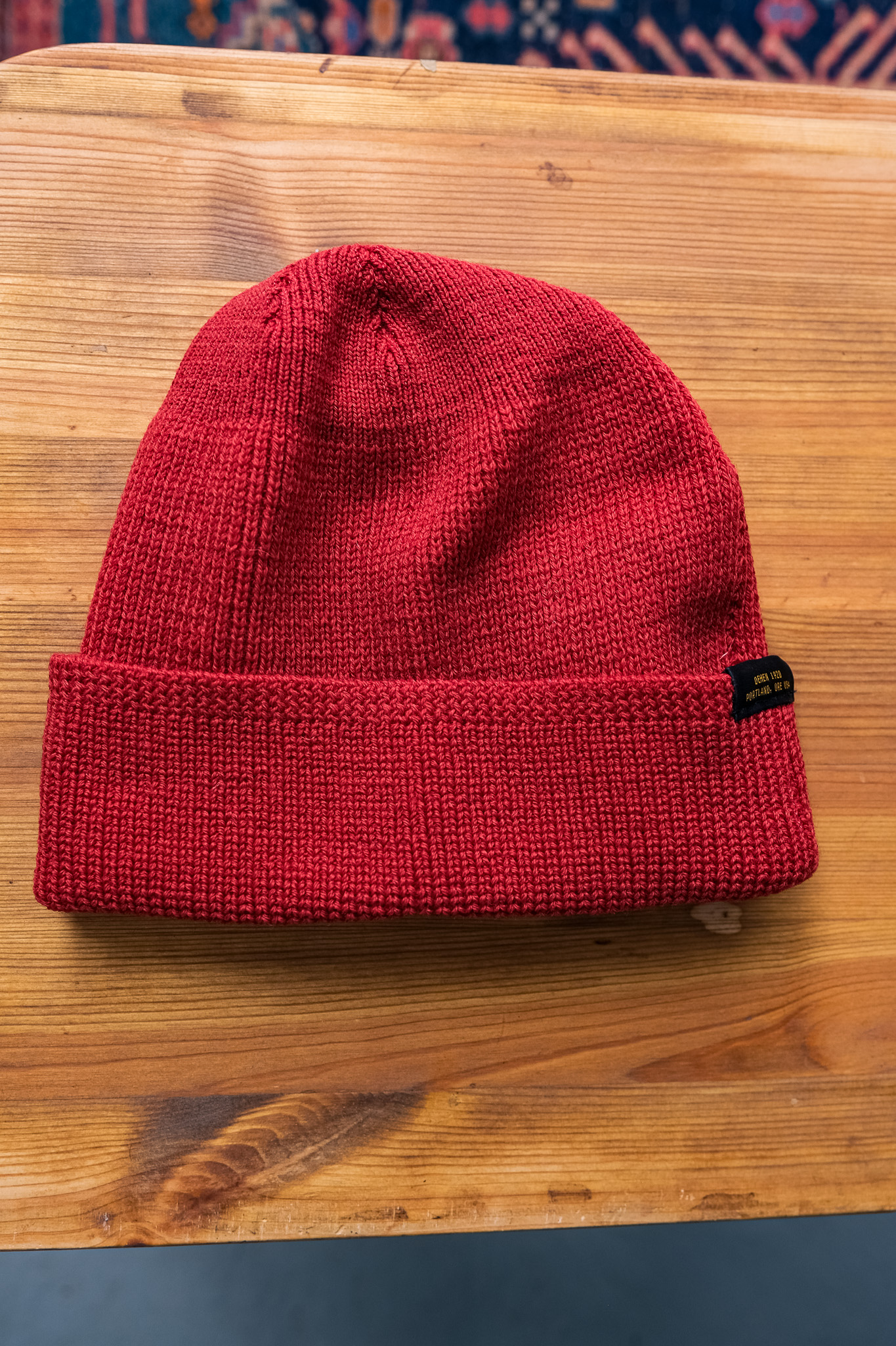 Dehen 1920 - Wool Knit Watch Cap Forster Red