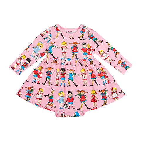 Pippi Friends Body dress Pink