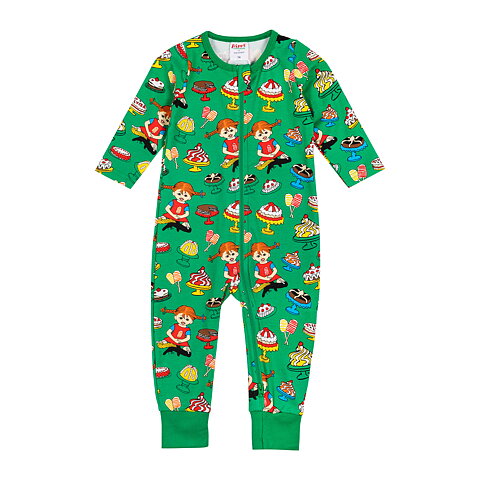 Pippi  mums pyjamas Grön