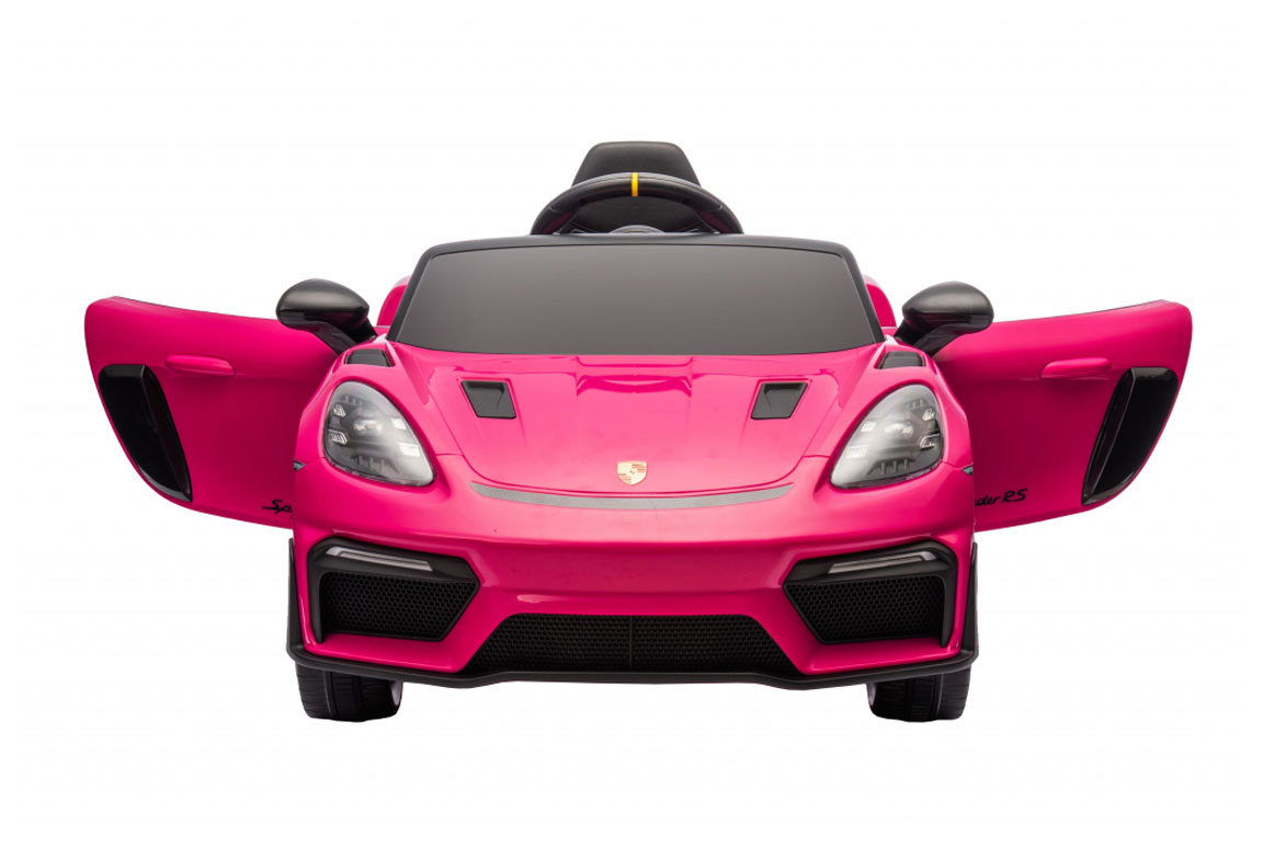 Porsche 718 Spyder RS Elbil för barn Rosa - 4