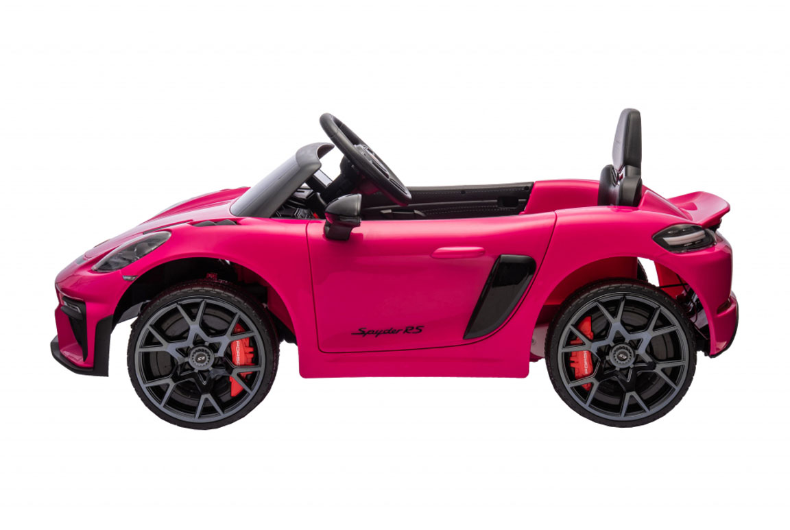 Porsche 718 Spyder RS Elbil för barn Rosa - 5