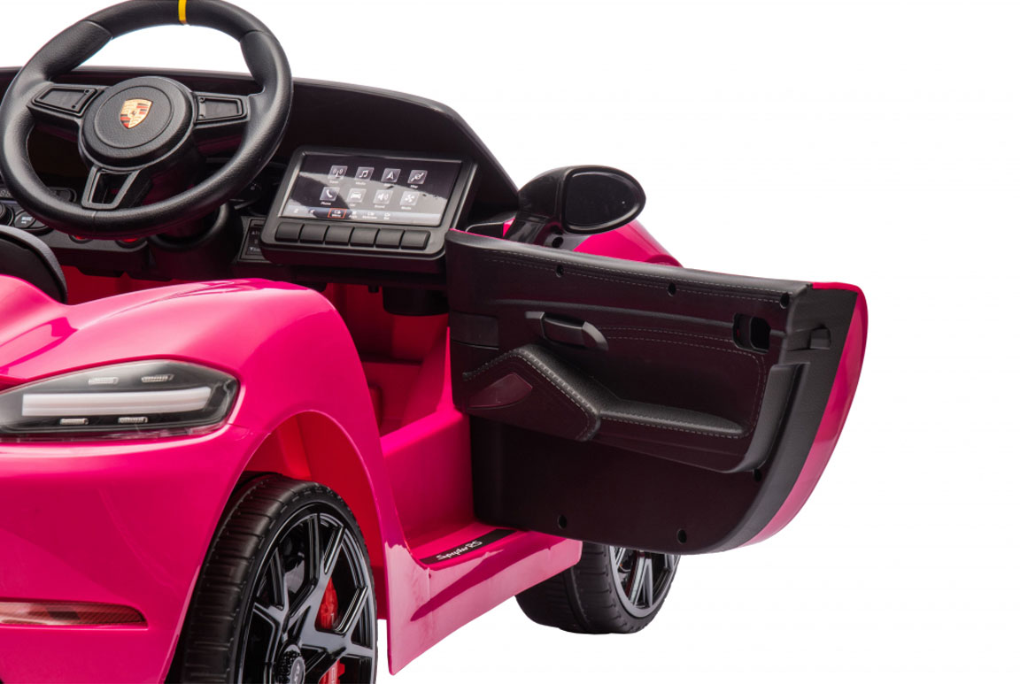 Porsche 718 Spyder RS Elbil för barn Rosa - 7