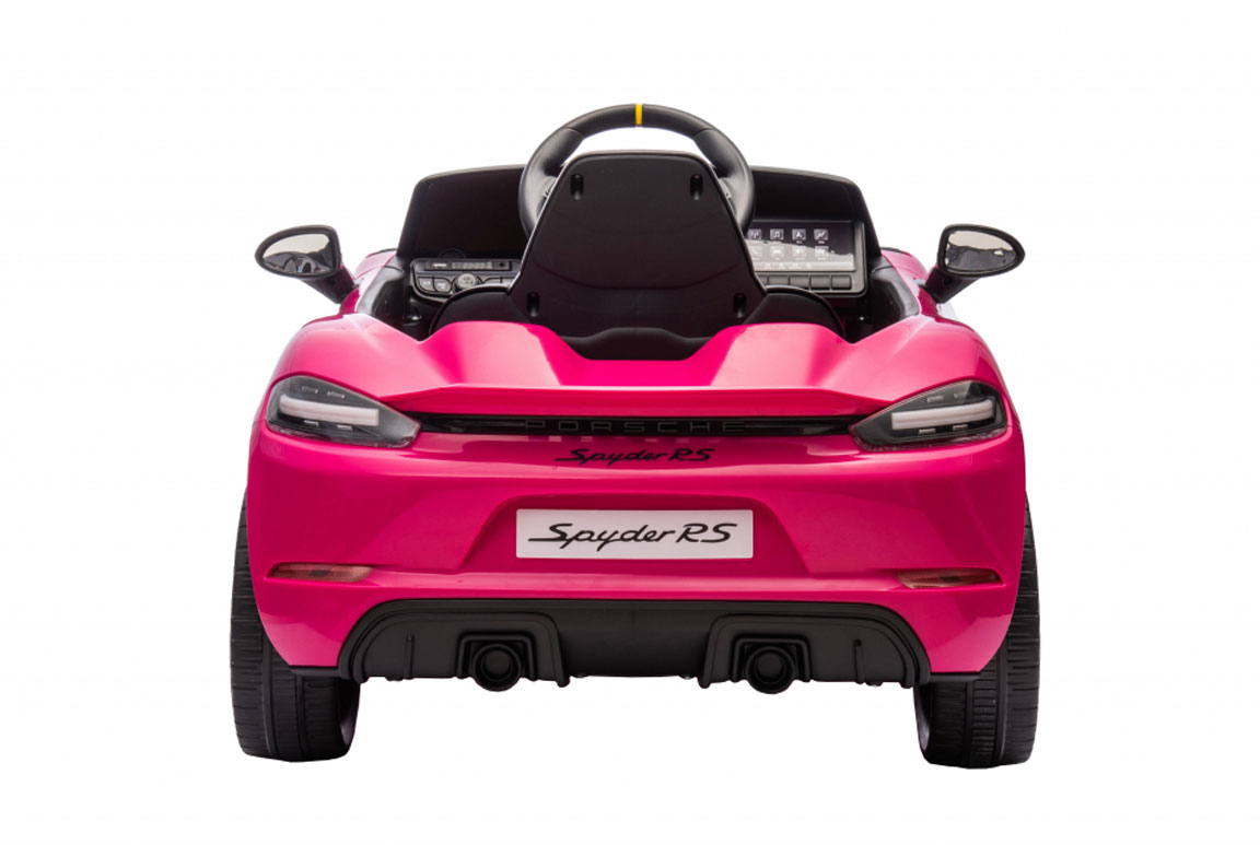 Porsche 718 Spyder RS Elbil för barn Rosa - 2