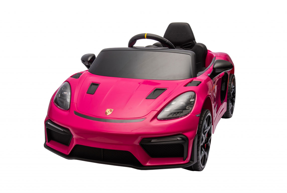 Porsche 718 Spyder RS Elbil för barn Rosa - 6