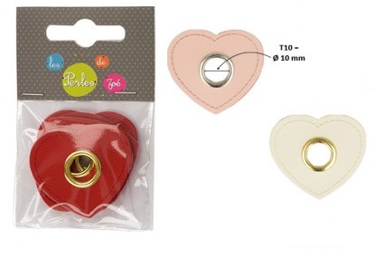  EYELET PATCH HEART