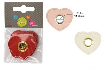  EYELET PATCH HEART