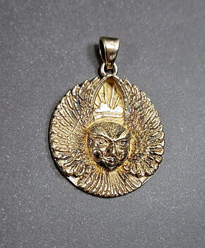Ariel ( Guds Lejon) Amulett,  Hängen  -  Magikern Oberon Zell Design