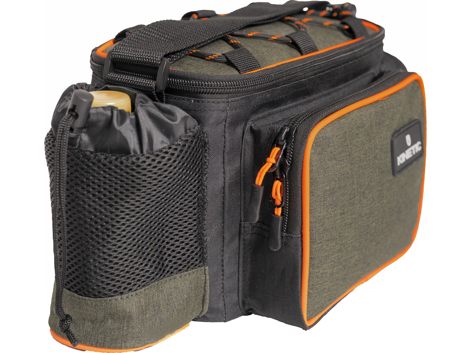 External compartment for pliers, accessories and a water bottle