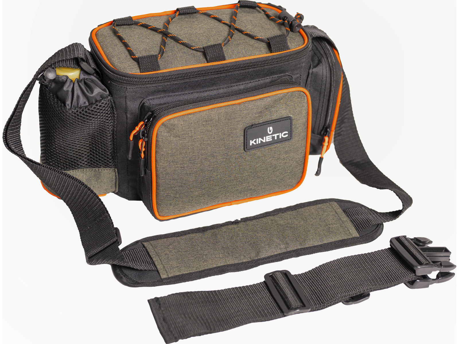 A practical waist fishing bag from kinetic with adjustable strap