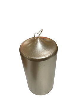 Blockljus Champagne Metallic