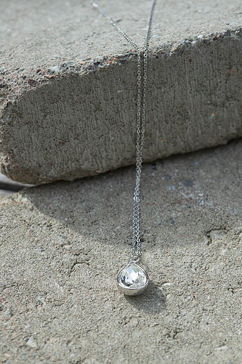 By Jolima - Glam Drop Necklace Crystal Silver