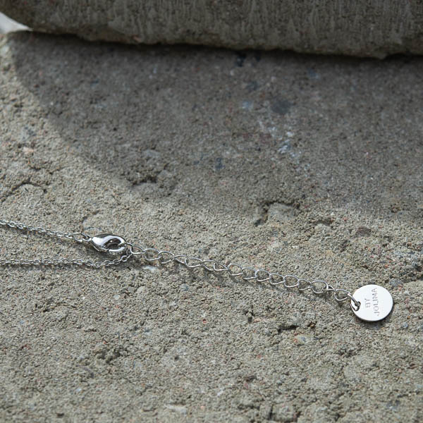 By Jolima - Glam Drop Necklace Crystal Silver - 4