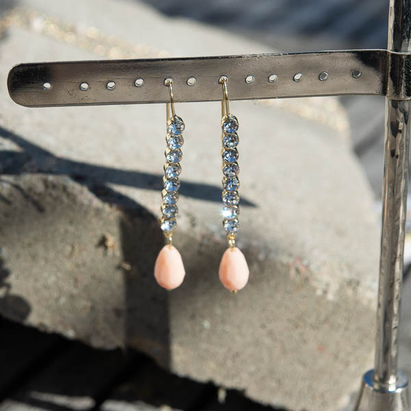 By Jolima - Sparkle Drop Earring Cream - 3