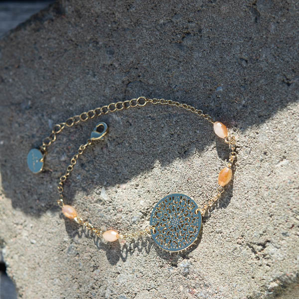 By Jolima - Vegas Pendant Bracelet Gold - 6