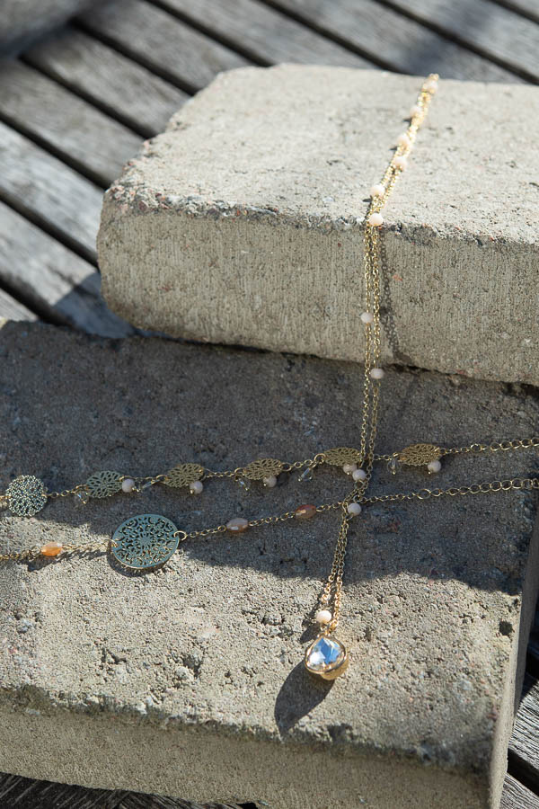 By Jolima - Vegas Pendant Bracelet Gold - 4