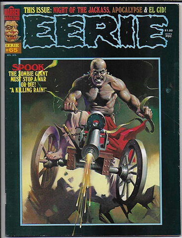 Eerie # 65 VF Ryggreva 1 cm
