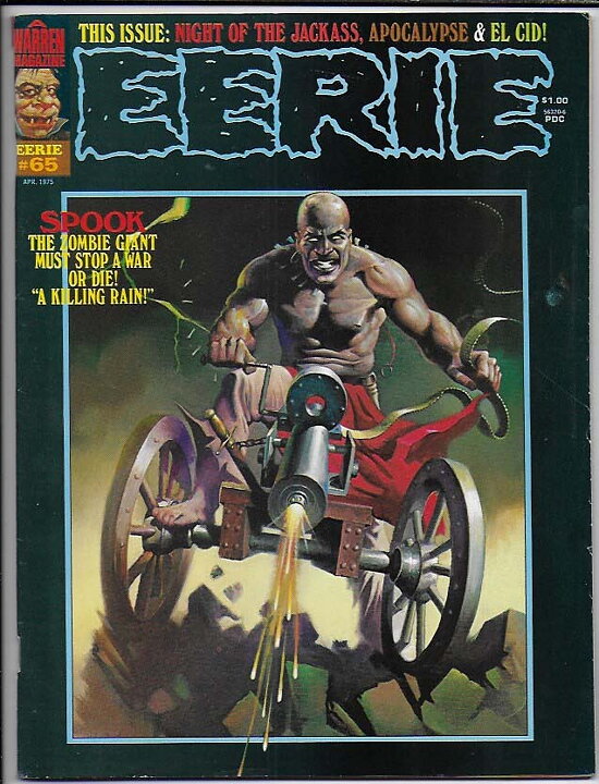 Eerie # 65 VF Ryggreva 1 cm