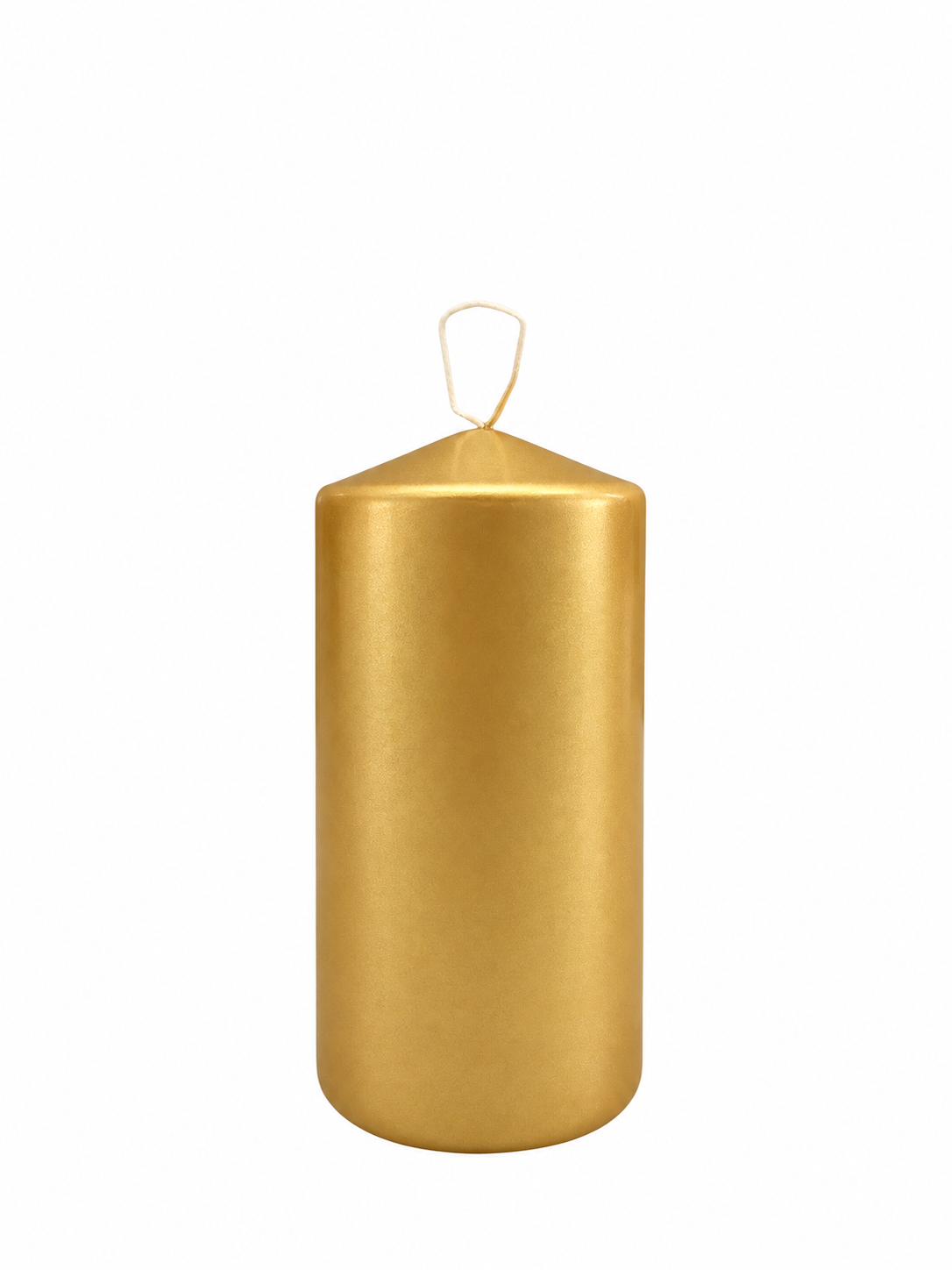 Blockljus Guld Lack 7,5 x 15