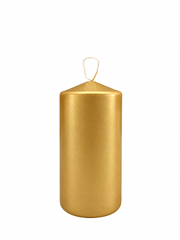 Blockljus Guld Lack 7,5 x 15