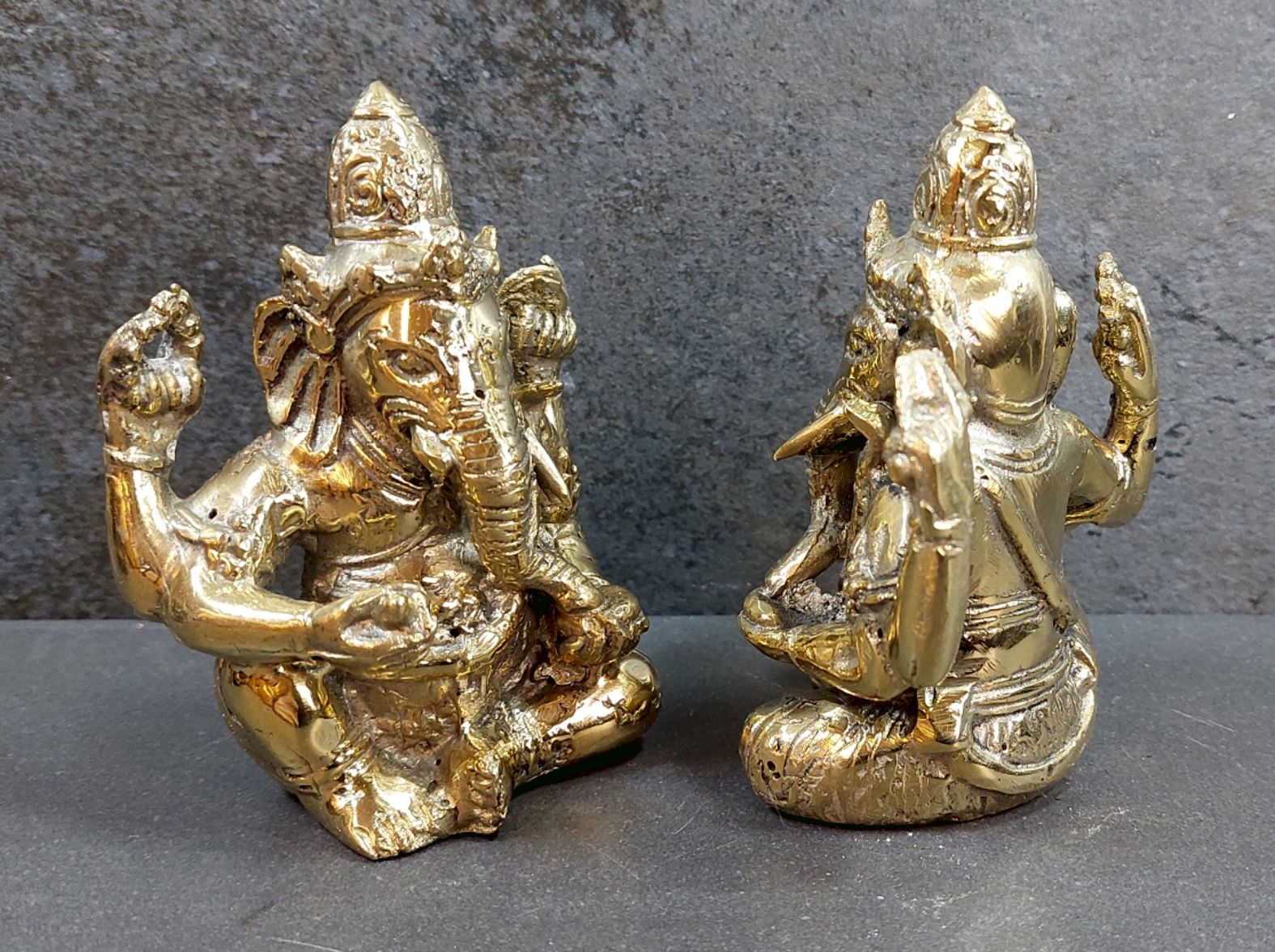 Ganesha  i Putsad Brons - 9.5cm