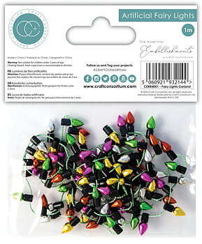 Craft Consortium- Artificial Fairy Lights Garland 1m  