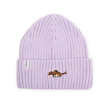 Pippi Embroidered Beanie - Adult - Lavender