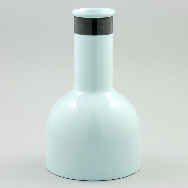 Rolf Sinnemark (1980s) Black/White Modern Vase 18 cm