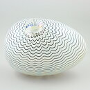 Bertil Vallien (Aphrodite 1985) White/Black Swelling Vase 26 cm