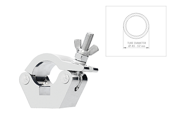 Dubbelkoppling för Ø 45-52 mm rör / 750 kg
